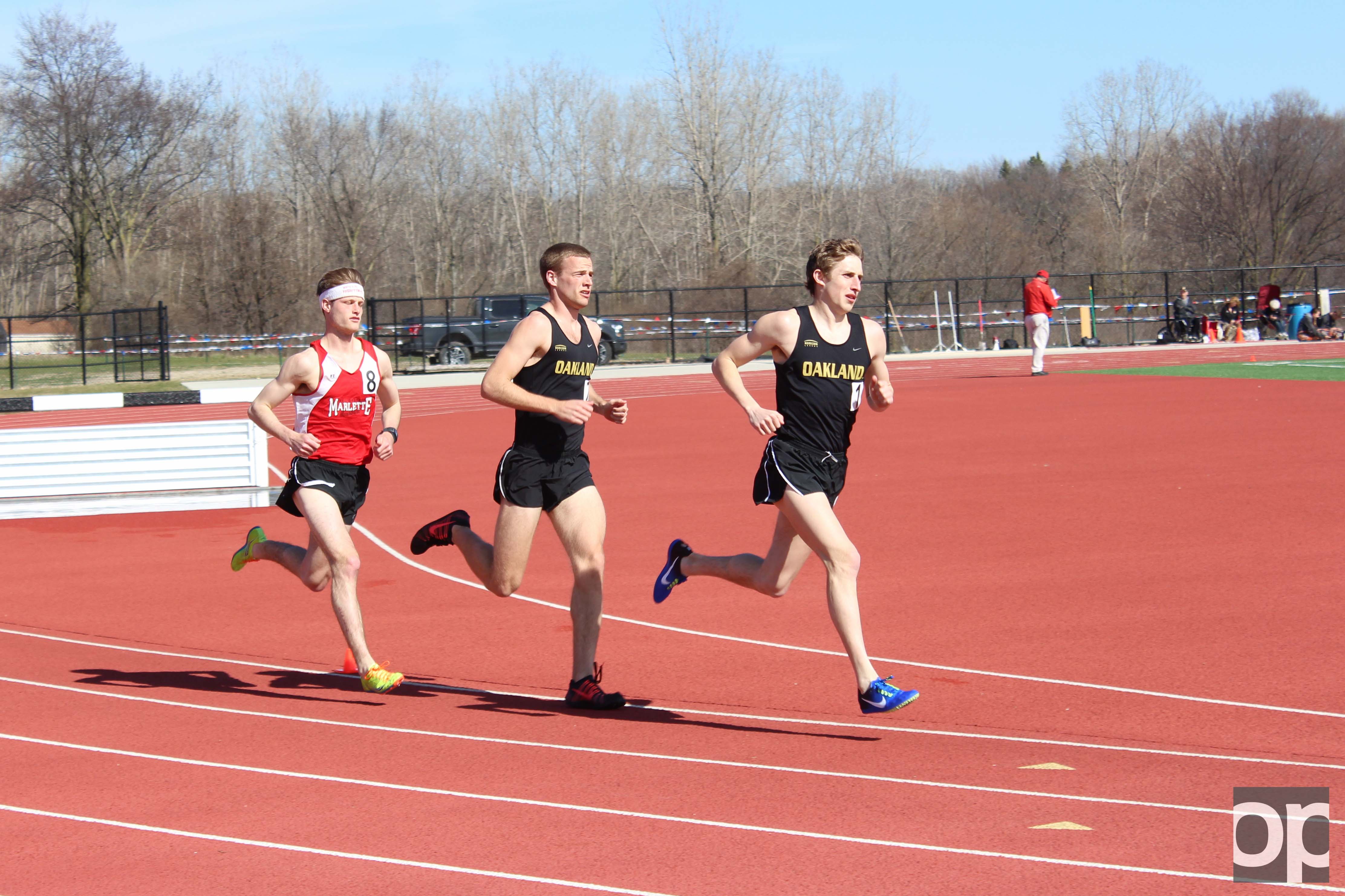 The Golden Grizzlies defeated rivals University of Detroit Mercy in its first outdoor home meet of the season.