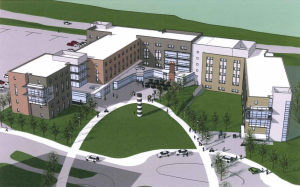 The Oakland University Board of Trustees met Tuesday, Feb. 12 to approve myriad plans, including schematics for a $30 million housing facility created by Neumann Smith. (Photo courtesy of the Oakland University Board of Trustees)