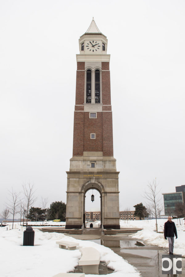 As part of the senior class gift, graduating students who make a gift of $20.15 or more to the senior class gift Fund prior to April 4 will be invited to climb the Elliott Tower.