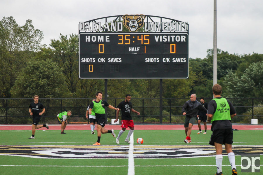 On Saturday, Sept. 19, the current soccer team and alumni played a friendly game against each other. Although scores were not kept, bragging rights and fond memories were.
