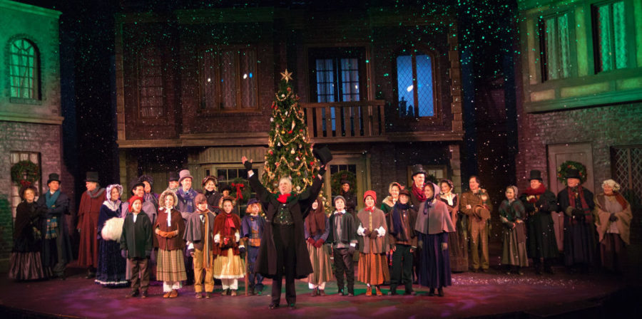 The cast of Meadow Brook Theatres 2013 production of A Christmas Carol.