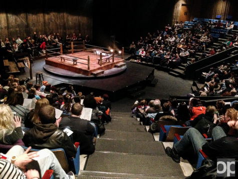 About 80 students from the OU theatre department went to Milwaukee to perform Equus in the American College Theatre Festival from Jan. 5-9.