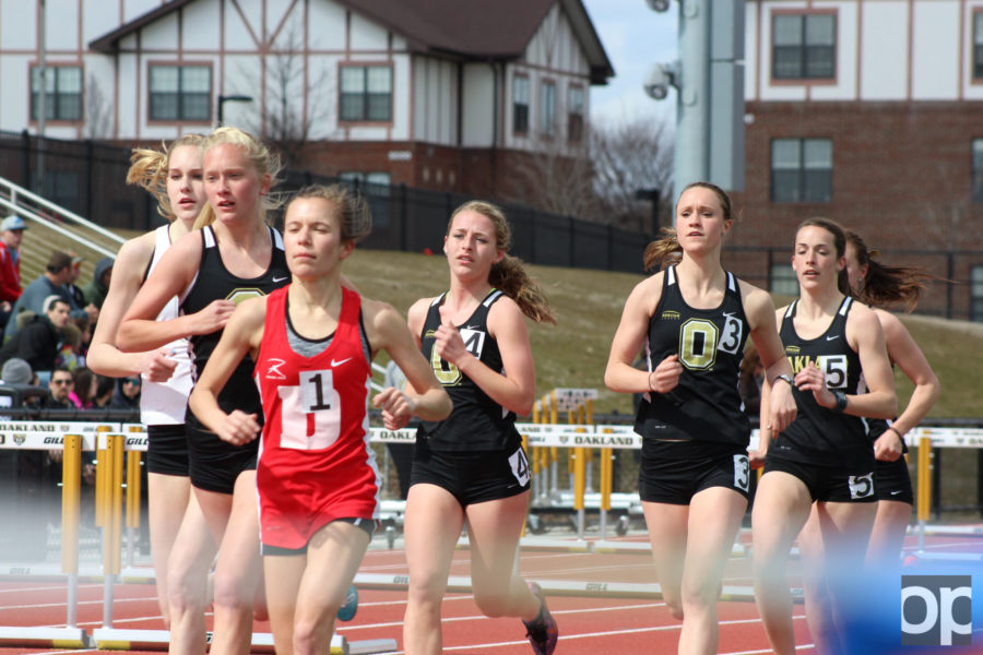 The Oakland track and field team had their first meet of the season on Friday.