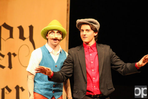 In the Music, Theatre and Dance programs The Adventures of Pinocchio, the title character spends time with a real boy, who shows Pinocchio how to have fun.