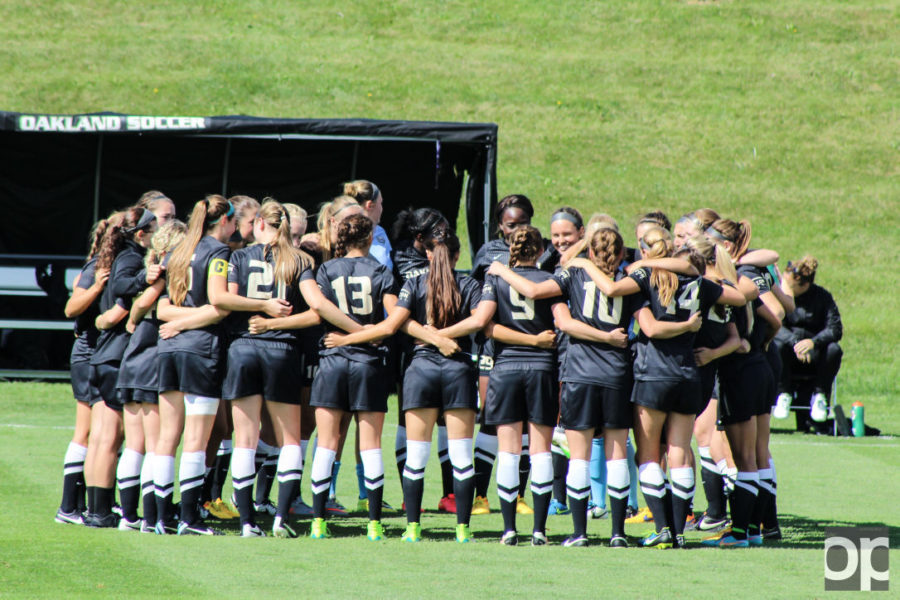 Oakland womens soccer are the reigning champions of the 2015 Horizon League Championship title. 