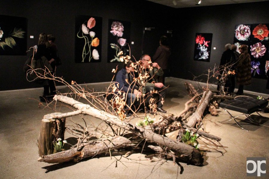 The current exhibit at the Oakland University Art Gallery, Hiberna Flores, will be on display until Feb. 19. 