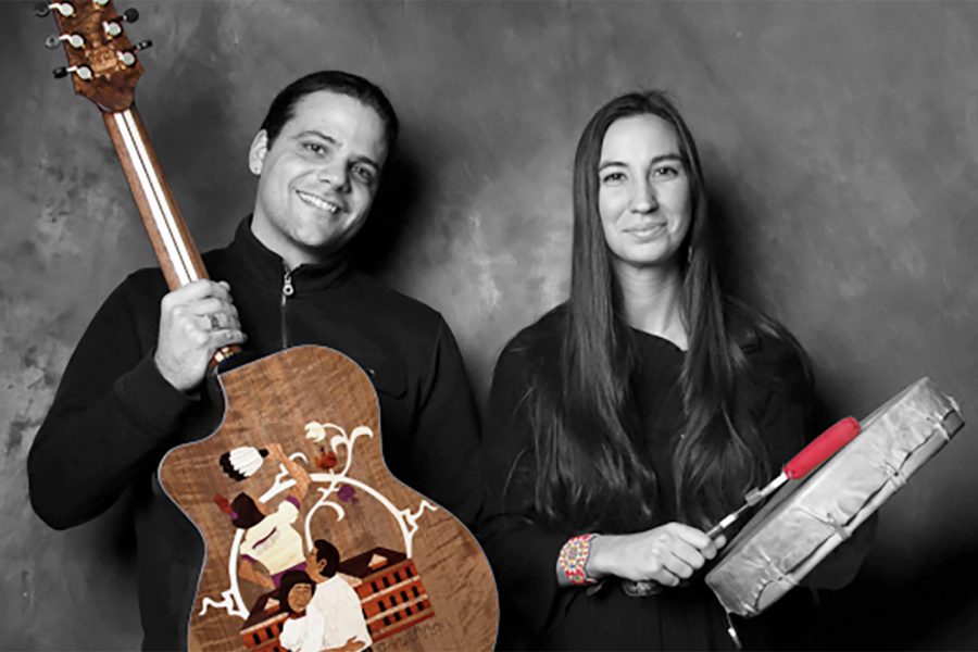 Spirits Rising, a dynamic musical duo featuring Native American singers and songwriters Allison Radell and Joe Reilly – will be performing at 8 p.m. on Saturday, Jan. 28.