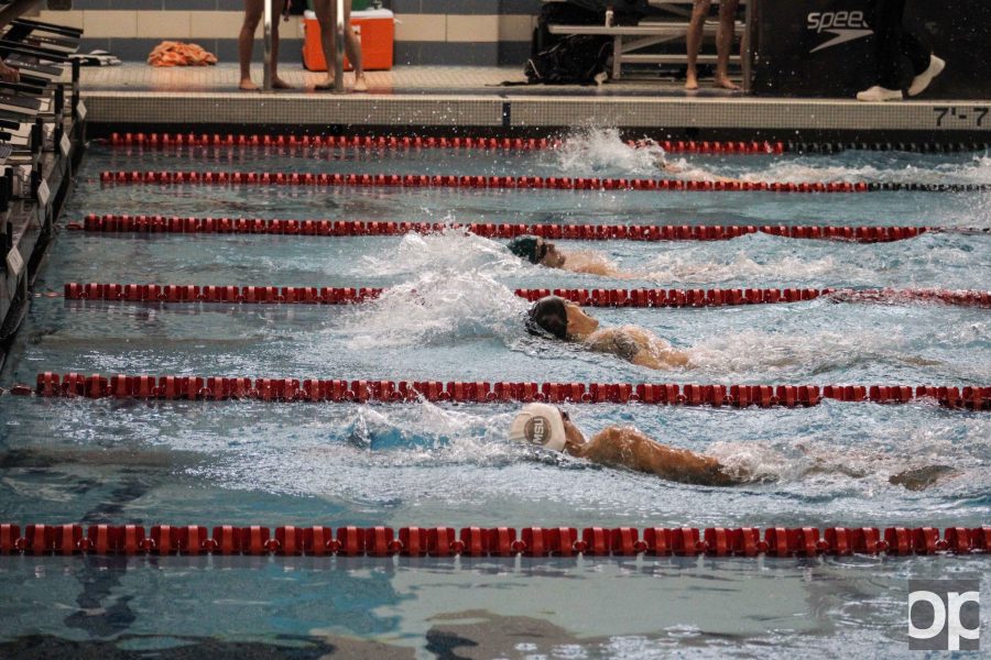 Swimming and Diving finished in third place at the Zippy Invitational in Akron, Ohio.
