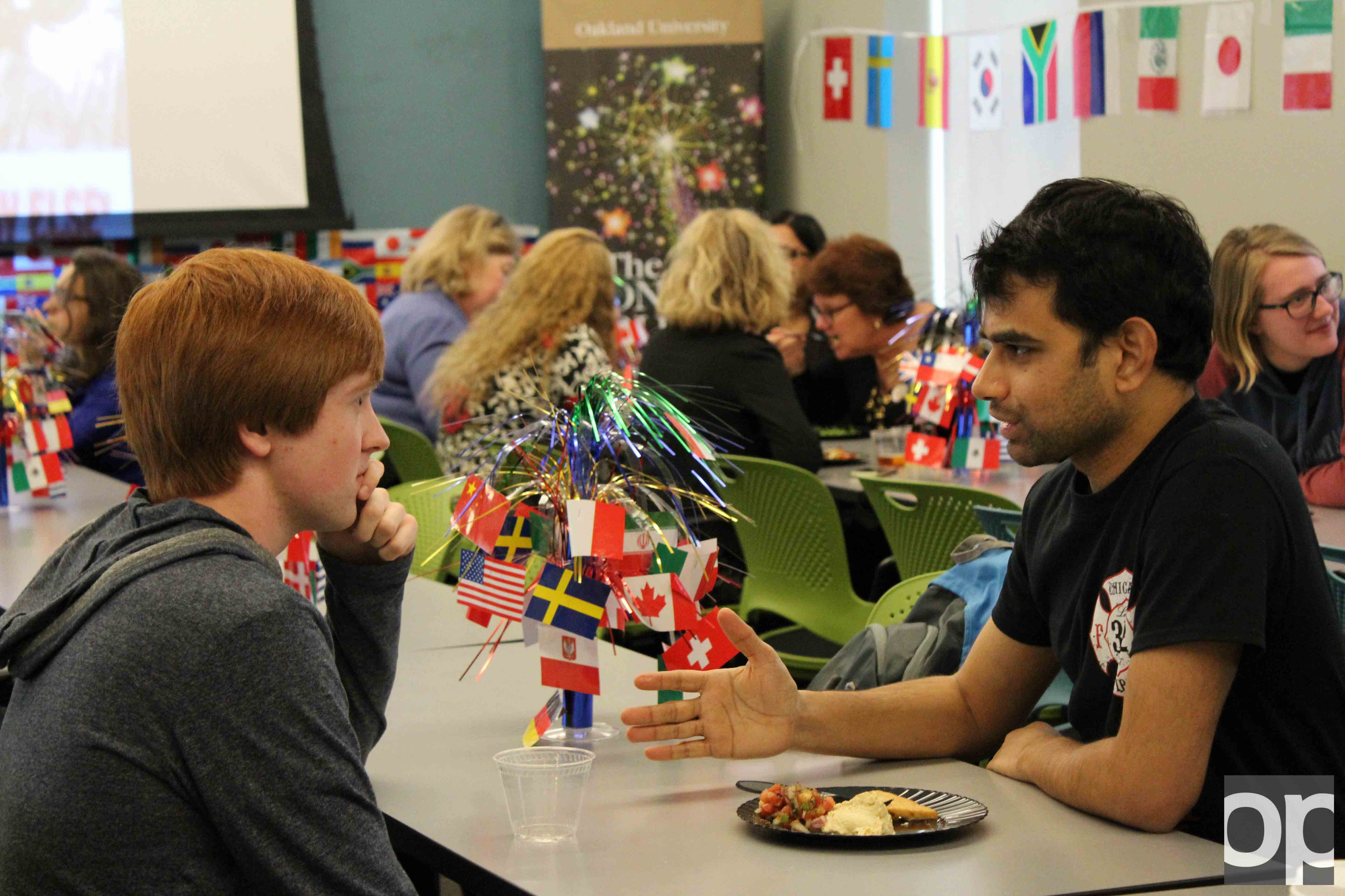 On Tuesday, Feb. 28 Honors College and International Students and Scholars put on an event to recognize global connections on campus through study abroad, language learning and cultural exploration.