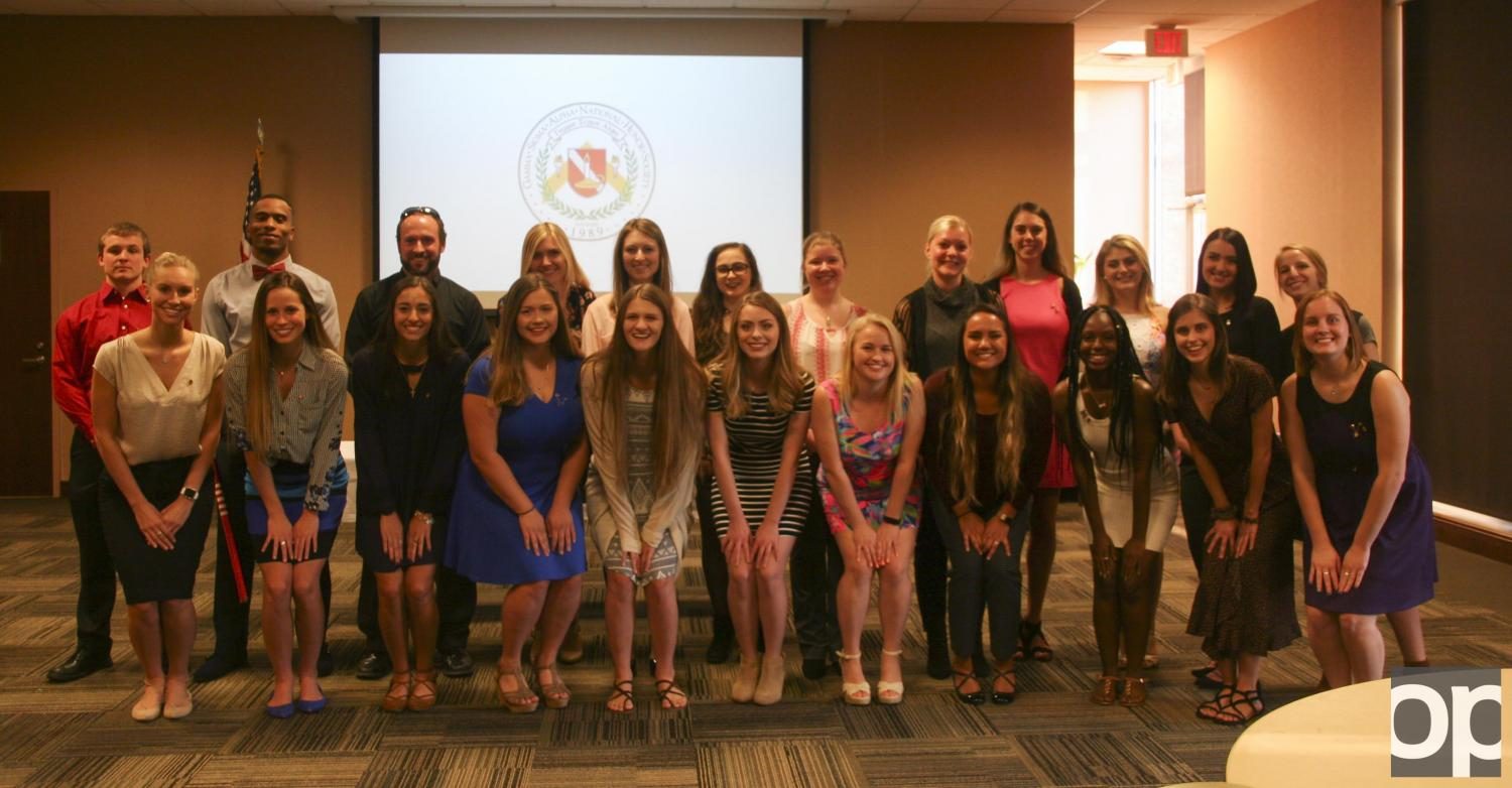 First Greek-only honor society honors its first inductees