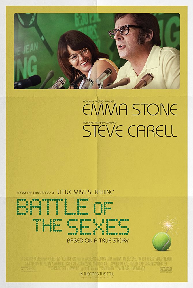 Emma Stone serves a gripping spin on sexuality and equality with “Battle of the Sexes”