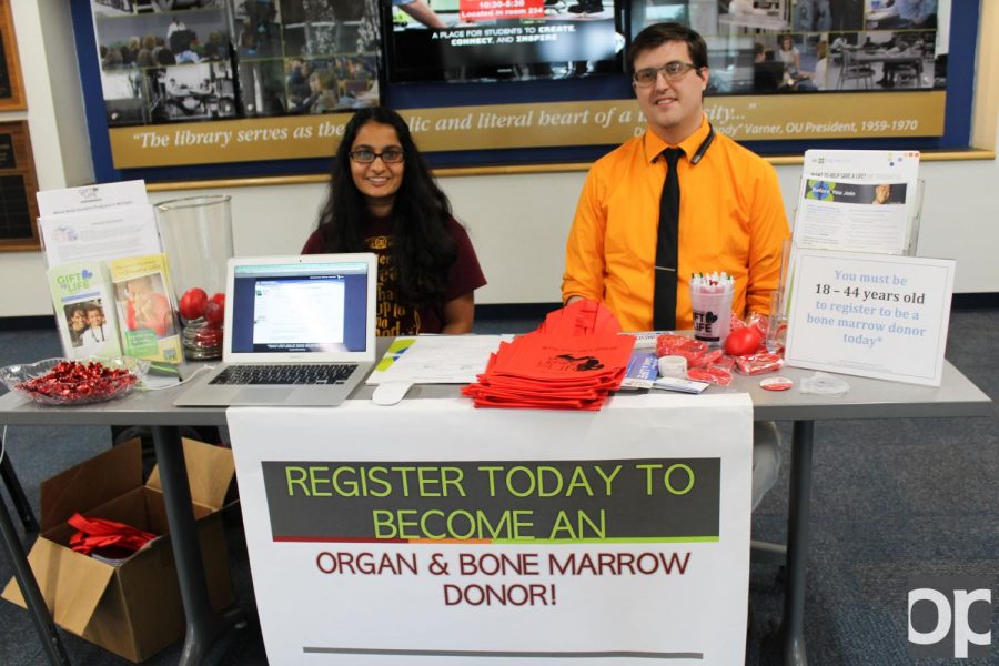 The OUWB registered 39 organ donors and 50 bone marrow donors during this annual drive.