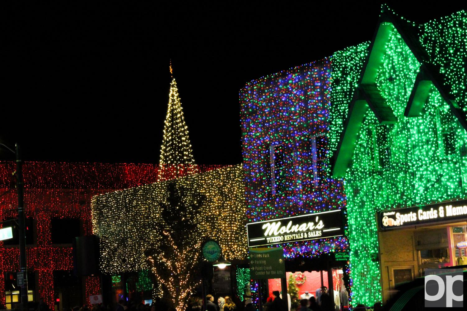 The Big, Bright Light Show in downtown Rochester attracts many to the local businesses in the spirit of the holidays.