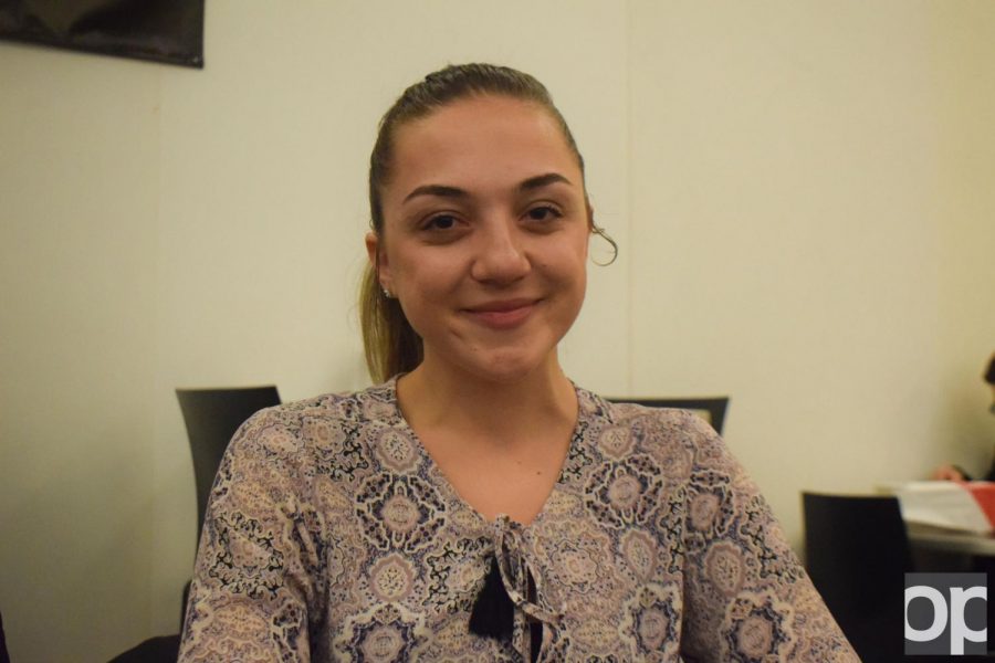 Betira Shahollari, scholarship winner, is part of the Albanian American Student Organization.