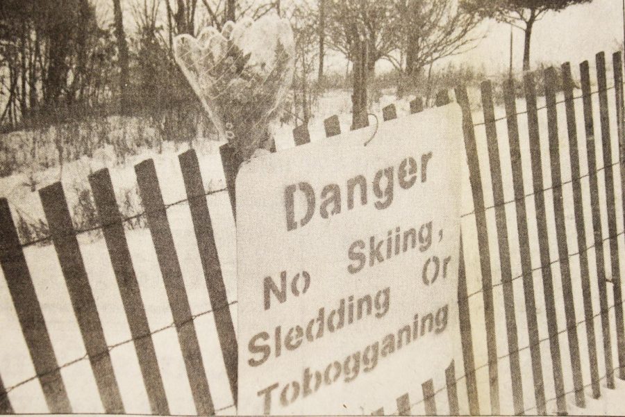 Looking Back: No skiing, sledding or tobogganing