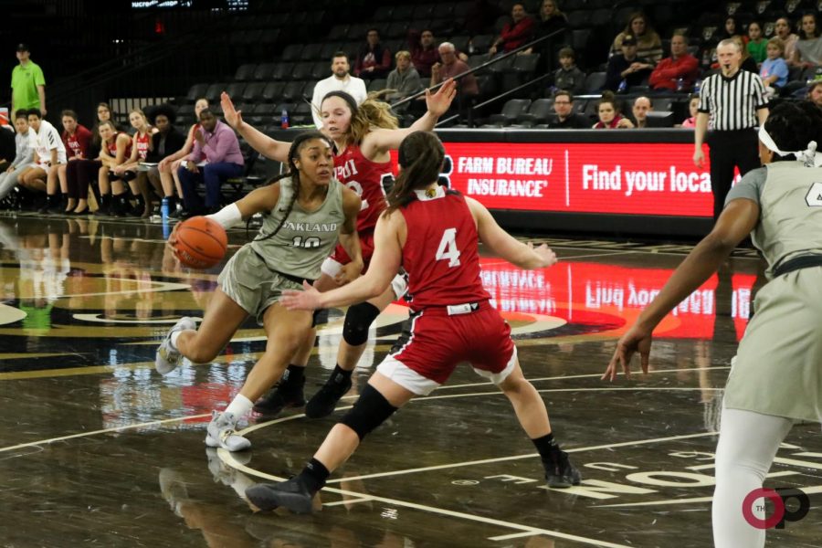 Golden Grizzlies come up short against IUPUI in women’s basketball Thursday.
