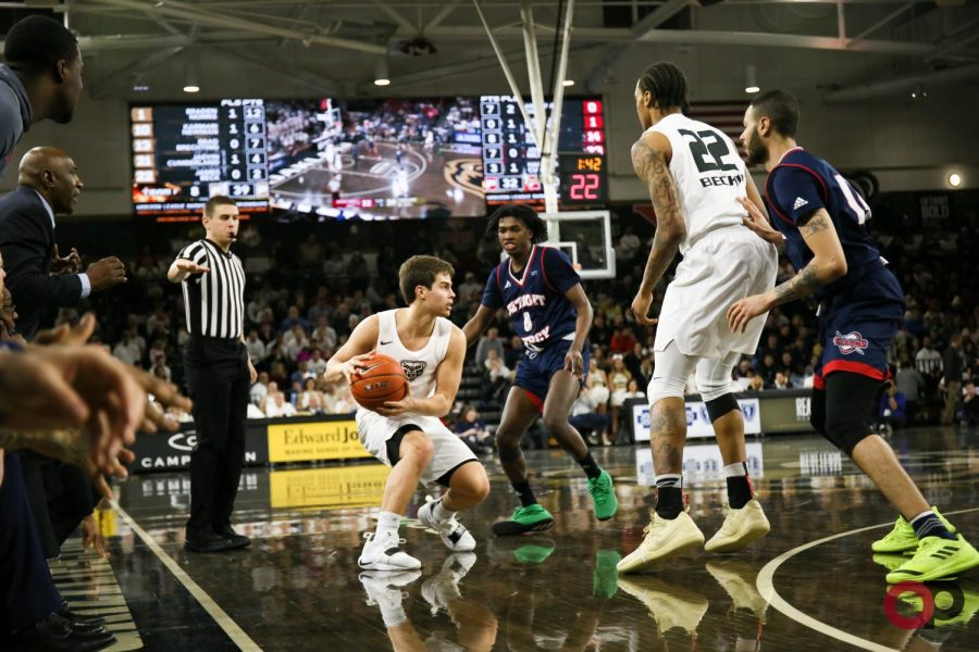 The Orena was packed with record attendance as the Golden Grizzlies went toe-to-toe with the Titans.