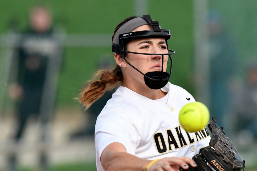 Softball star wraps up Golden Grizzly career
