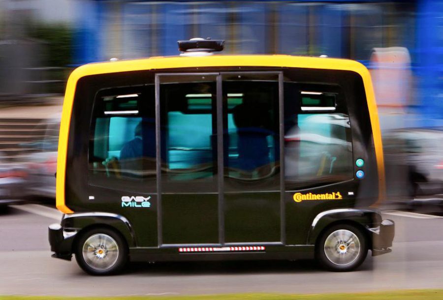 Oakland University will partner with EasyMile, Continental and the city of Auburn Hills to host an autonomous shuttle on campus. The self-driving bus will run for six months.