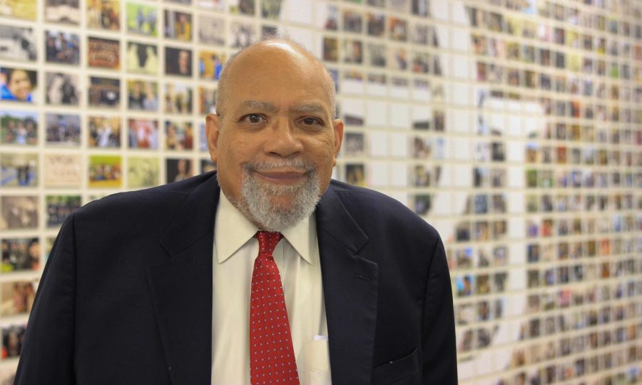 History professor De Witt Dykes receives the Michigan Chronicle’s “Men of Excellence” award, which recognizes local African American men who inspire others through their work.
