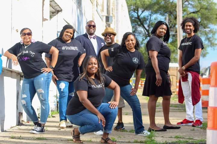 Burnett and staff represent the Detroit Youth Choir in the midst of their AGT run.