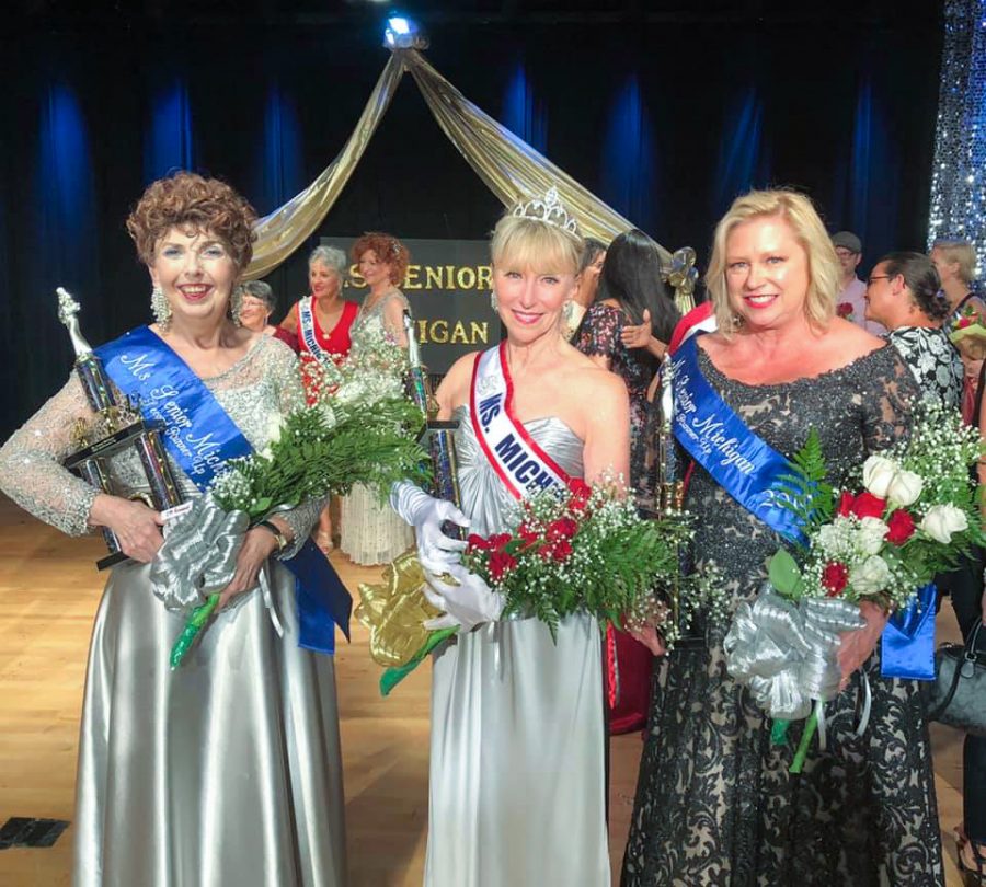 OU alum Cathy Roe is crowned 2019 Ms. Senior Michigan on July 17 at the Rochester Older Persons Commission (OPC).