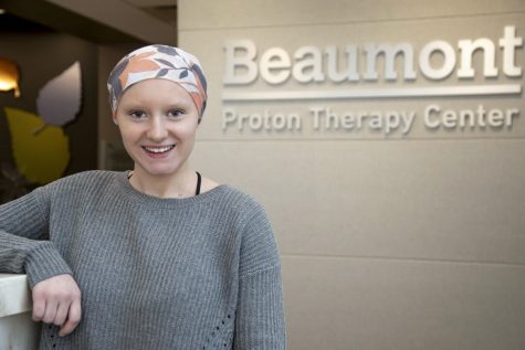 After being diagnosed with brain cancer in May 2018, Megan Ritz is now in remission and returning to campus to continue her education.
