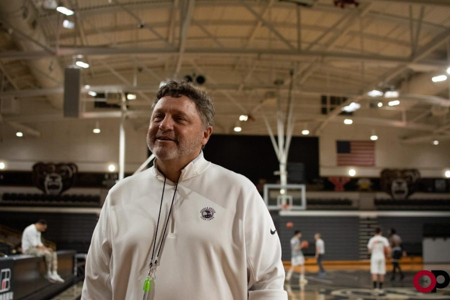 Men's basketball head coach Greg Kampe.