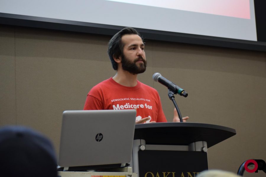 The Young Democratic Socialists of America of Oakland University (YDSA) hosts a town hall event to support Medicare for All on Wednesday, Nov. 6.