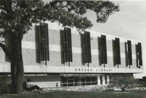 This is what Kresge Library looked like when Rose Cooper began her career as a professor at OU 47 years ago. 
Photo Courtesy of Kresge Library archives 