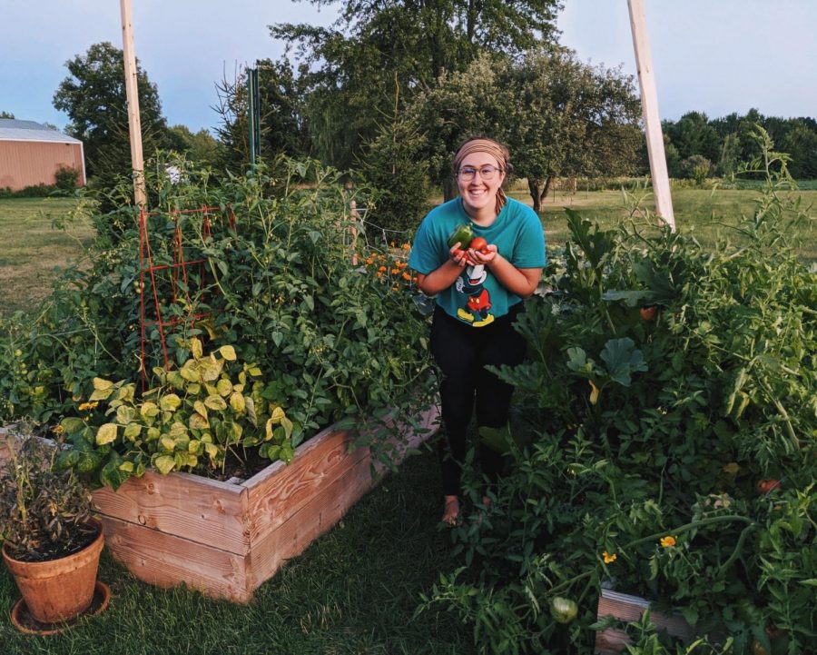 Gardening can provide emotional and psychological boosts. Erin ONeill, an OU alum, started her own garden during quarantine. 