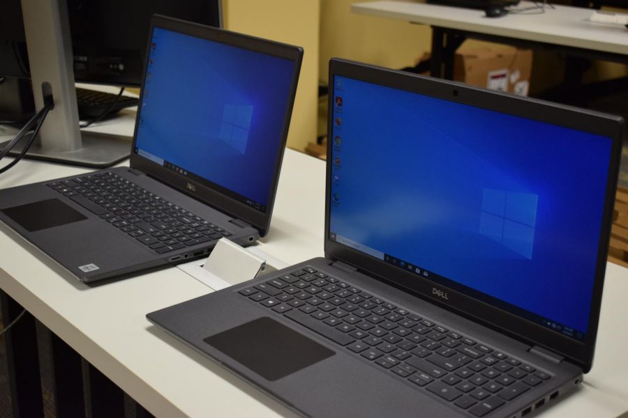 100 new laptops and hotspots have arrived at the Student Technology Center (STC) due to increased demand.