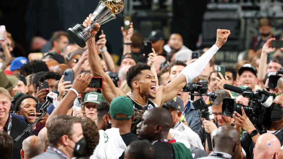 The Bucks Giannis Antetokounmpo dominated their playoff run.