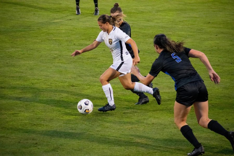 The Grizzlies womens soccer team fell a goal short from a win against Depaul University.
