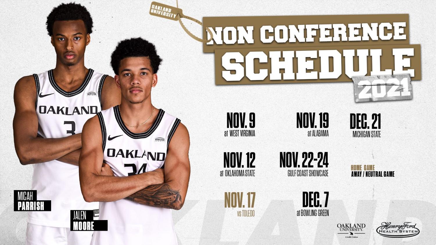 Basketball Tigers Announce Non-Conference Schedule For 2021-22