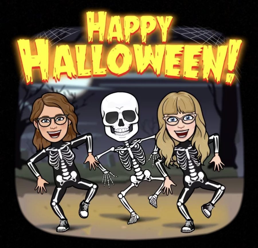 Reid and Coker's bitmoji's are more than ready for Halloween 2021.