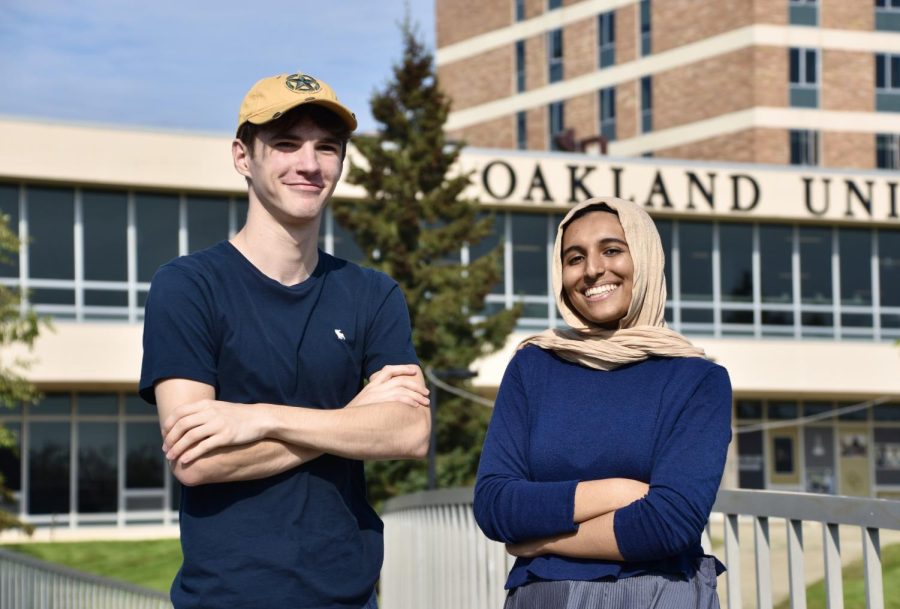 Presidential and vice presidential candidates Andrew Romano and Murryum Farooqi.