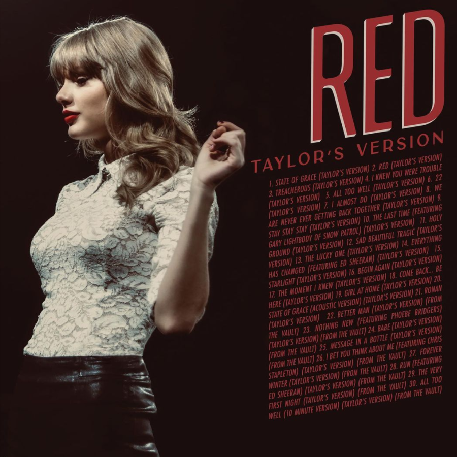 Taylor+Swift+has+announced+that+her+album+Red+%28Taylors+Version%29+will+be+out+on+Nov.+12%2C+a+week+earlier+than+the+original+release+date.+