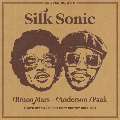 Album cover for An Evening with Silk Sonic. 
