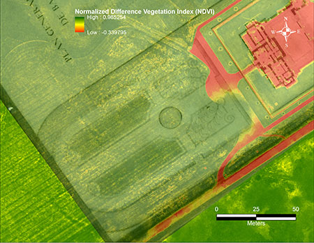 Drone imagery utilizing GIS software.