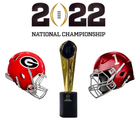 Alabama takes on Georgia in the College Football Playoff National Championship Game in a rematch of the SEC title game.