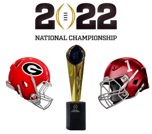 Alabama takes on Georgia in the College Football Playoff National Championship Game in a rematch of the SEC title game.