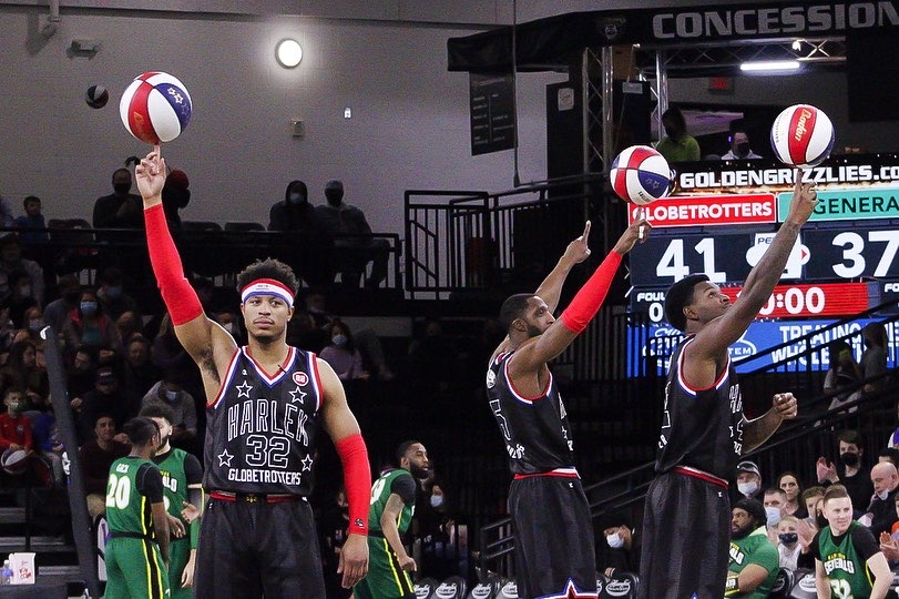 The Harlem Globetrotters came to the Orena for two performances on Saturday, Jan. 22.