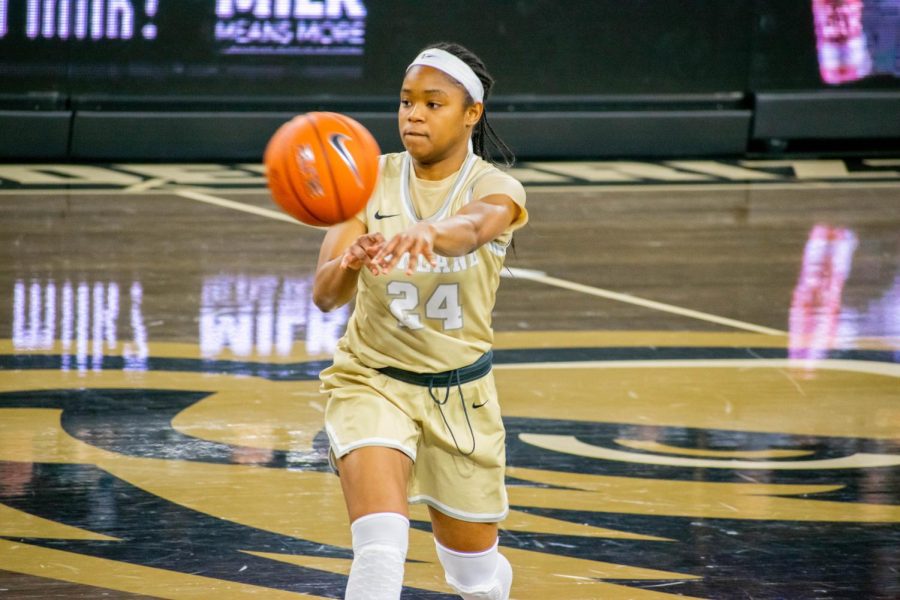 Point guard Brianna Breedy is a senior this year, with hopes to become a physical therapist.