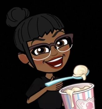 Lester’s anti-Valentine’s Day bitmoji enjoys an ice cream.