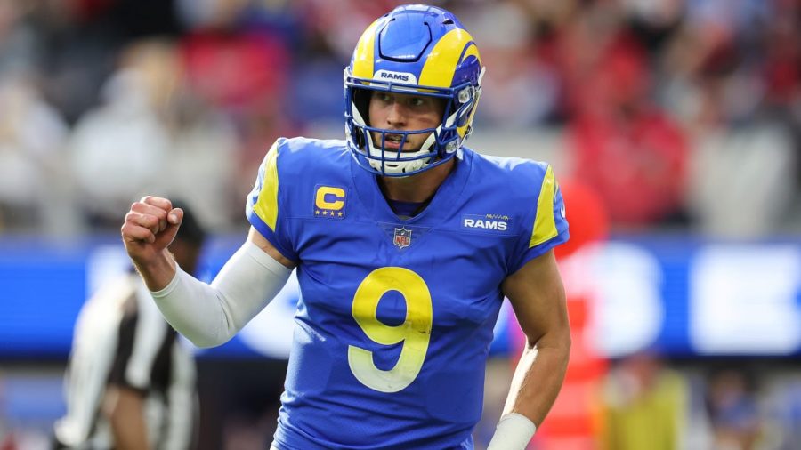 Rams+quarterback+Matthew+Stafford+%28pictured+here%29+spent+12+years+as+a+Detroit+Lion.