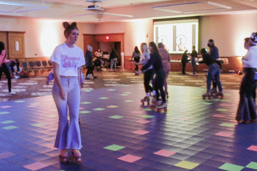 Student Program Board hosted a Retro Rolling Rink last week in the Oakland Center.