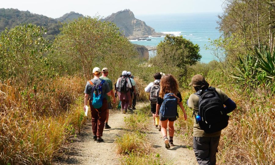 Students explore the diverse ecology of Ecuador. Photo courtesy of Oakland University News. 