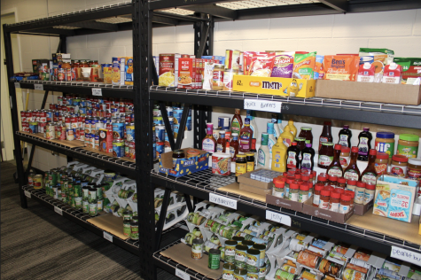 The Golden Grizzlies Pantry, located in the Oakland Center basement, is in need of snacks and toiletries to stock their shelves. 