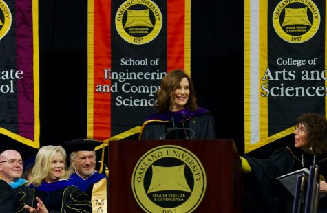 Governor Gretchen Whitmer speaks at OU commencement